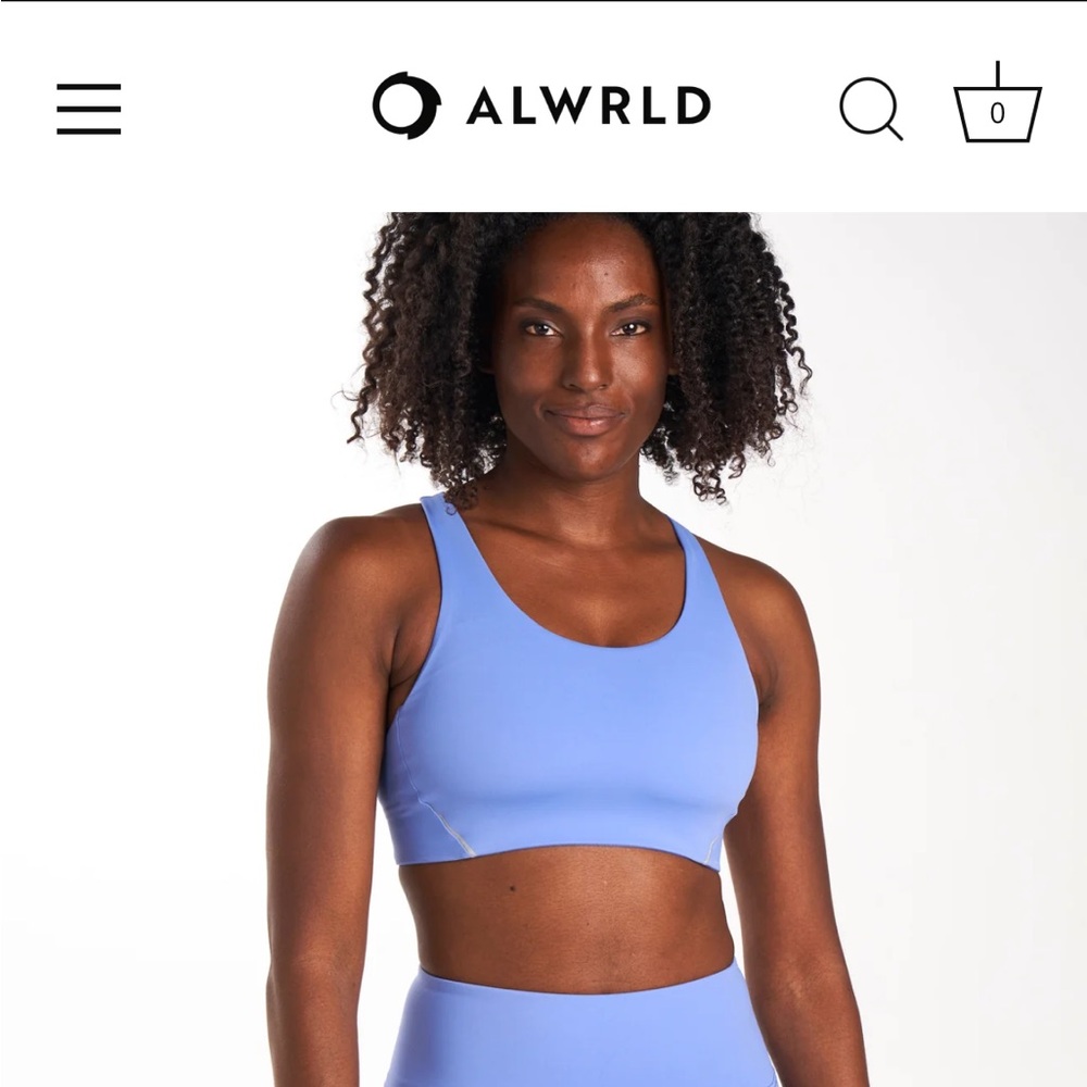 ALWRLD ALRN Mid Support Crop Sports Bra - Picture 10 of 12
